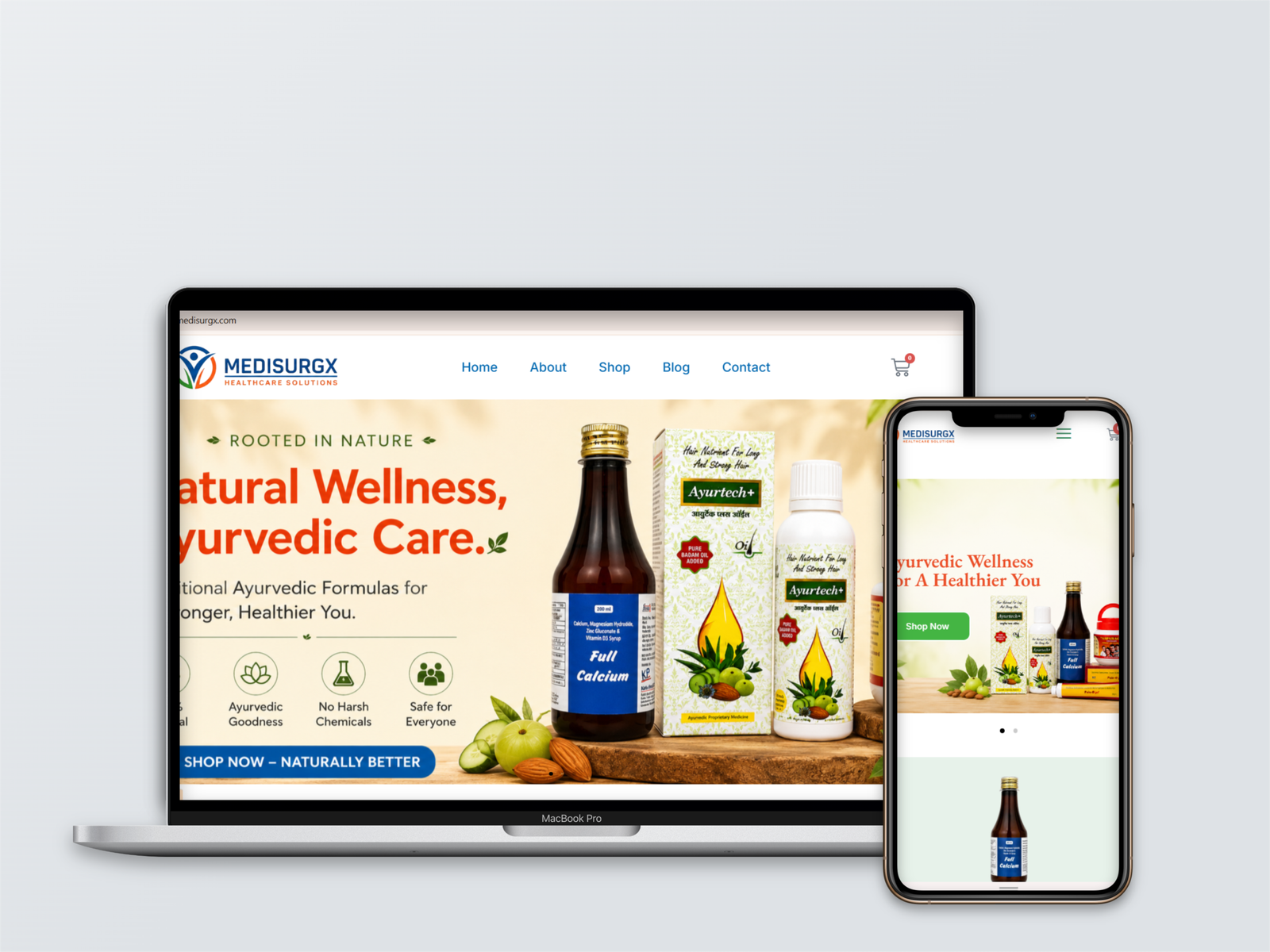 Medisurgx Website Screenshot